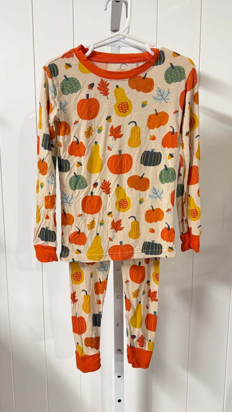 Little Sleepies fall harvest pumpkin 4T